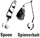Spoon and Spinnerbait